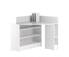 Marca Amazon - Movian Ulla - Escritorio esquinero, 94 x 94 x 98.6 cm (largo x ancho x alto), blanco