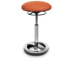 Topstar Taburete de Bar, poliéster, Naranja
