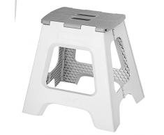 VIGAR Vigar Taburete Plegable Compact Color Gris de 40 cm de Altura