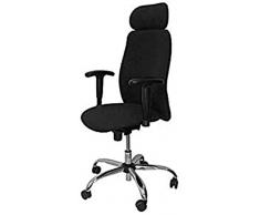 Piqueras Y Crespo Detroit Silla, Otro, Negro, 60.00x50.00x132.00 cm