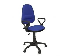 5 Star Roma Silla con Brazos Fijo, Otro, Azul, 41.00x58.00x113.50 cm