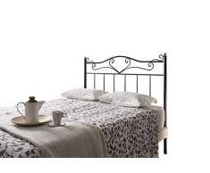 HOGAR24 ES | Cabecero de Forja Mod. 210 | Color Negro | Cama de 150 cm