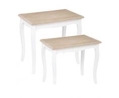 Mesa de Centro Chrysa Blanca x2