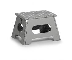 Zeller Taburete Plegable, Gris, Klein