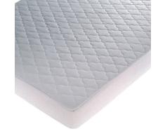 Cándido Penalba DH Susi Protector de Colchón Acolchado/Reversible, Algodón, Blanco, Queen, 190 x 150 x 30 cm