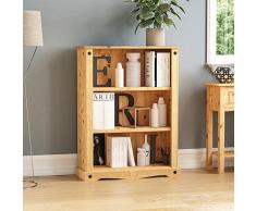 Estantería pequeña Corona de Madera Maciza de Pino por Home Discount