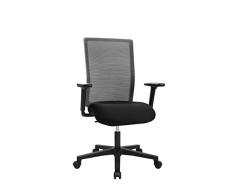 Topstar Punto Libre N Silla giratoria, Acero aleado Plástico Poliéster, Negro, Gris Oscuro, estándar