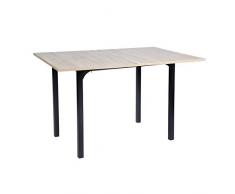 Muebles Cosy Mesa de Comedor Extensible MDF, Oak, 60-120 x 90 x 75-77 cm