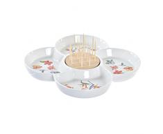 DKD Home Decor Bandeja de Aperitivos, Estándar