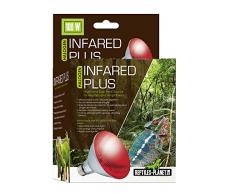 Reptiles Planet Lámpara de Calor para Reptiles Infrarrojos y halógena, 100 W