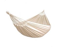 AKTIVE 63012, Hamaca Colgante para jardín y Camping, hamacas Tela, hamacas para Camping, Medidas 220 x 162 cm, Peso máximo 200 kg, Capacidad 1 Persona, Hamacas Colgantes