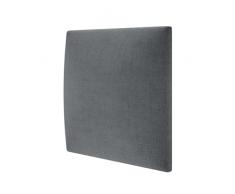 MOLLIS Panel de Tapicería, Panel de Pared Cuadrado y Decorativo, Adecuado como Cabecero de Cama o Protección contra Impactos, Reduce el Sonido y Mejora la Acústica, de Espuma, 30 x 30 cm, Antracita