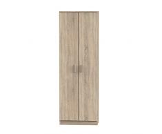 MUEBLES PITARCH Tibet Armario, Aglomerado de partículas y melamina de Alta Densidad, Roble Cambrian, 180 x 60 x 35 cm