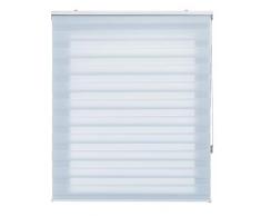 Blindecor Lira Estor Enrollable de Doble Capa, Noche y Día, Azul Celeste, 100 x 180 cm (Ancho x Largo)