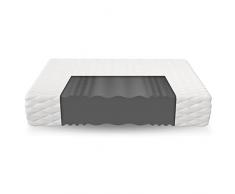 FDM Comodidad Plus Colchón de Espuma, Blanco, 100 x 200 x 24 cm