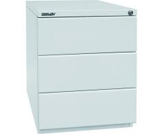 BISLEY Roll Container Oba, con 25 mm Top, 3 Universal cajones, Metal, 645 Luz Gris, 56,5 x 42 x 51.9 cm