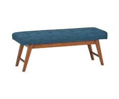 Marca Amazon - Rivet Haraden - Banco tapizado moderno, estilo capitoné, 112 cm, azul marino