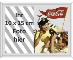 Empire 541901 - Espejo con impresión y Marco de Fotos (22,8 x 17,8 cm), diseño de Coca-Cola