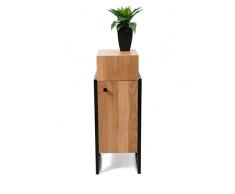 M2 Kollektion Bolzano 3 Mesa Auxiliar, Madera, marrón, B/H/T= 30x80x30cm