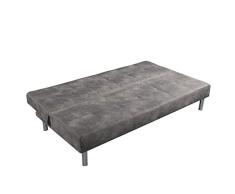 Studio Decor Béisbol Sofá Cama, Tapizado Jade, Marengo, Mediano
