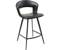 KARE Design 80979 Taburete Bar Reunion, Negro, Talla única