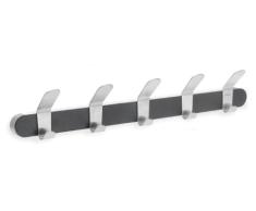 Blomus 63263 Venea - Perchero de pared (5 ganchos), color negro