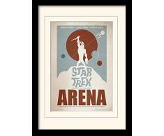 Star Trek Pyramid International MP10522P-PL Arena Framed and Mounted Print - Cuadro con marco con diseño Arena (tamaño 30 x 40 cm)