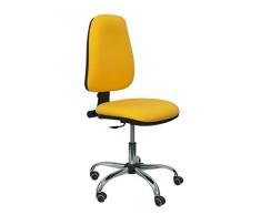 Piqueras y Crespo Socovos Silla de Oficina, Tela, Amarillo