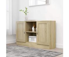 Butifooy Aparador de Roble Sonoma 120 x 30,5 x 70 cm
