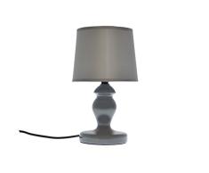 Lámpara de mesa cerámica brillante 3 Colores D15 X H30 cm gris