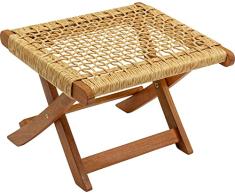 Kare Rio de Janeiro - Taburete Plegable, Madera Maciza, 34 x 45 x 43,5 cm