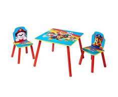 La Patrulla Canina - Conjunto Infantil de Mesa y Dos sillas