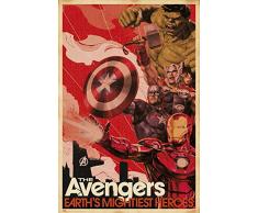 Grupo Erik Poster Marvel Avengers Earths Mightiest Heroes, 61x91,5 cm