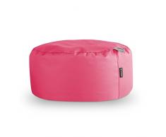 HAPPERS Puff Redondo Polipiel Indoor Fucsia
