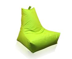 MESANA S 10107120 - Sillón Tipo puf (100 x 90 x 80 cm), Color Verde ácido