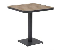 Mesa de jardín bistro Tyla Acacia y grafito