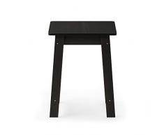 Furinno Beginning Mesa Auxiliar, Madera, Espresso, 39.5 x 41.5 x 50.29 cm