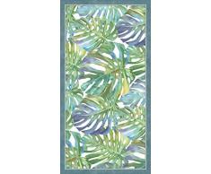 Vilber Saphira DU 03 52X100 Alfombra, Vinilo, Verde, 52 x 100 x 0.22 cm