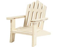 Creativ Silla de jardín Casas, Muebles y Figuras, Madera de ingeniería, Talla única