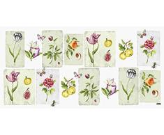 Vilber Gran Chef Labels Alfombra, Vinilo, Multicolor, 50x100x0.2cm