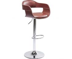 KARE Design Taburete Bar Monaco, nougat marrón 106 x 48 x 48 cm
