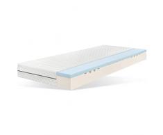 Essence Sleep 100 x 200 x 18 cm Espuma fría, 7 Zonas con 1 Almohada, dureza 2 (H2 – Medio), colchón Enrollable en una Caja, Certificado Öko-Tex, Memoria, 100×200cm