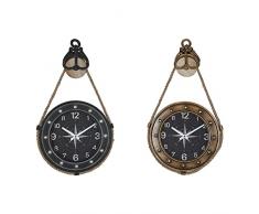 DKD Home Decor Reloj de Pared, Estándar