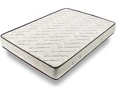 HOGAR24 ES -TM63- Colchón 135 x 180 cm, Núcleo Alta Densidad Transpirable con Tejido 3D y Aloe Vera.