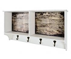 Haku Möbel Armario de Pared, 40 x 76 x 15 cm, Vintage
