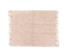 CIAL LAMA Alfombra Decorativa 100% Algodón Suave Tapete Beige 180 cm