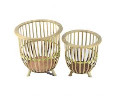 DKD Home Decor Set de maceteros, Estándar
