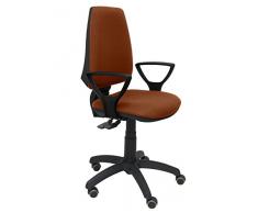 Piqueras y Crespo Elche Silla de Oficina, Tela, Marrón, 109x46x46 cm