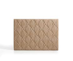 ECCOX - Cabecero de Cama Rubí en Tela Antimanchas Acualine - Cabezal Tapizado en Tela con Acolchado de Espuma y Refuerzo Trasero - Color Camel - Cama 150-150x110x6,5 cm