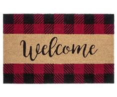 Hanse Home Alfombra de Coco de Mix Mats, 45 x 70 cm, Antideslizante, para Interior y Exterior, Felpudo de Fibra de Coco, Resistente a la Intemperie, para Entrada y Exterior